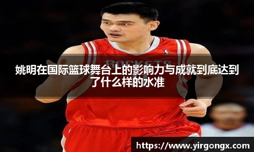 姚明在国际篮球舞台上的影响力与成就到底达到了什么样的水准